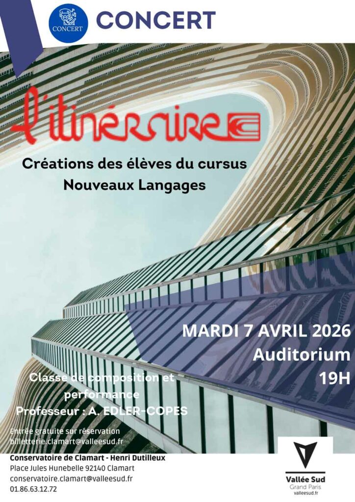 Créations des éléves du cursus Nouveaux Langages